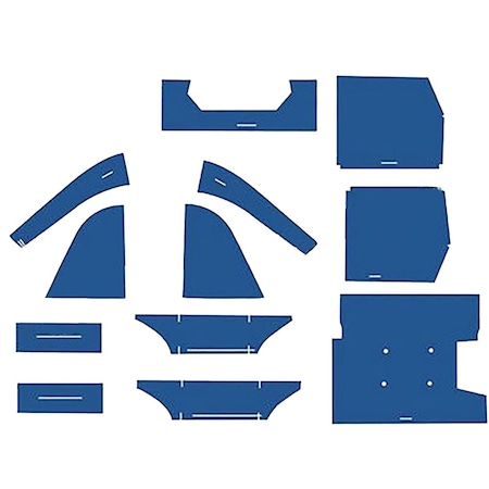 Aftermarket Blue Cab Kit w/o Headliner CAL50-0061